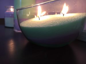 Різнокольорові насипні свічки