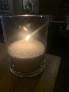 Насыпные свечи в ресторанах Киев