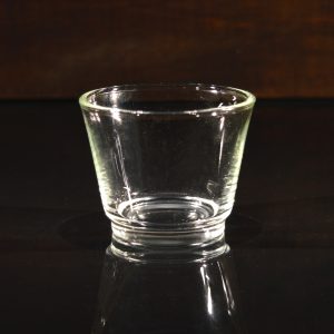 Подсвечник стеклянный, h 6 см, Ø 8 см