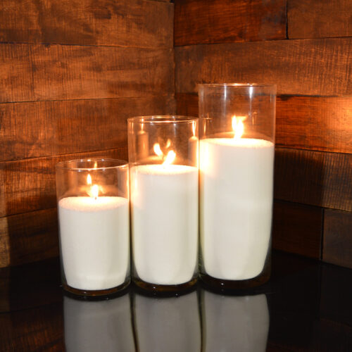 Насыпные свечи комплект №7 (3 свечи 20,26,31 см)