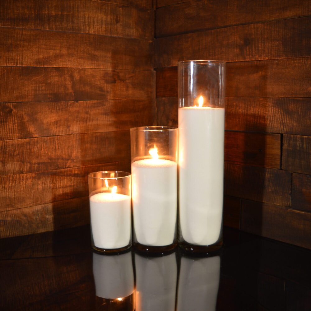 Насыпные свечи комплект №11 (3 свечи 20,31,47 см)