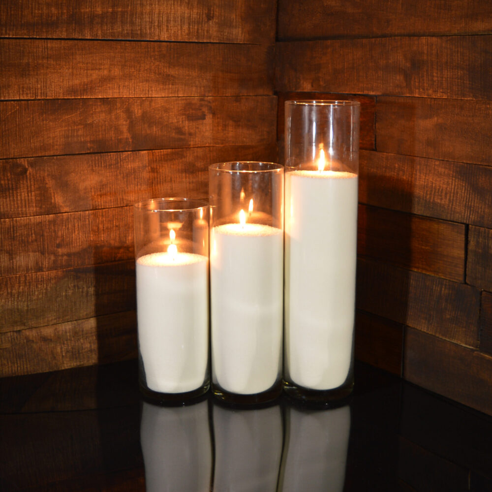 Насыпные свечи комплект №5 (3 свечи 31,38,47 см)