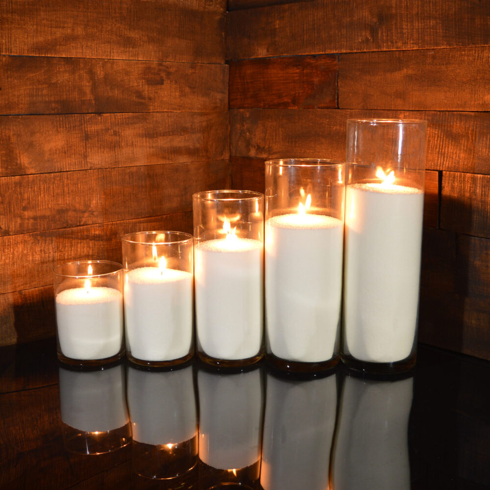 Насыпные свечи комплект №3 (5 свечей 15 - 38 см)