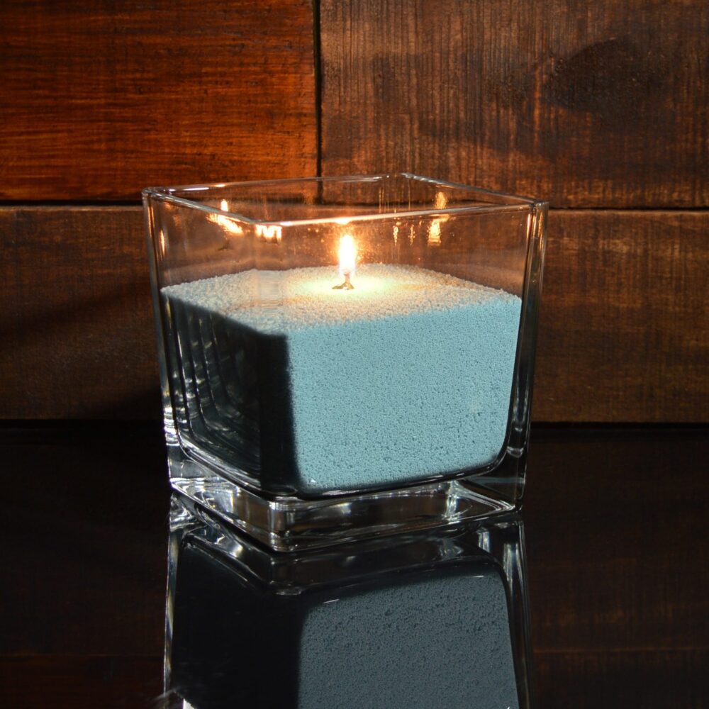 Синие (сапфировые) насыпные свечи 1 кг + 1 м фитиля