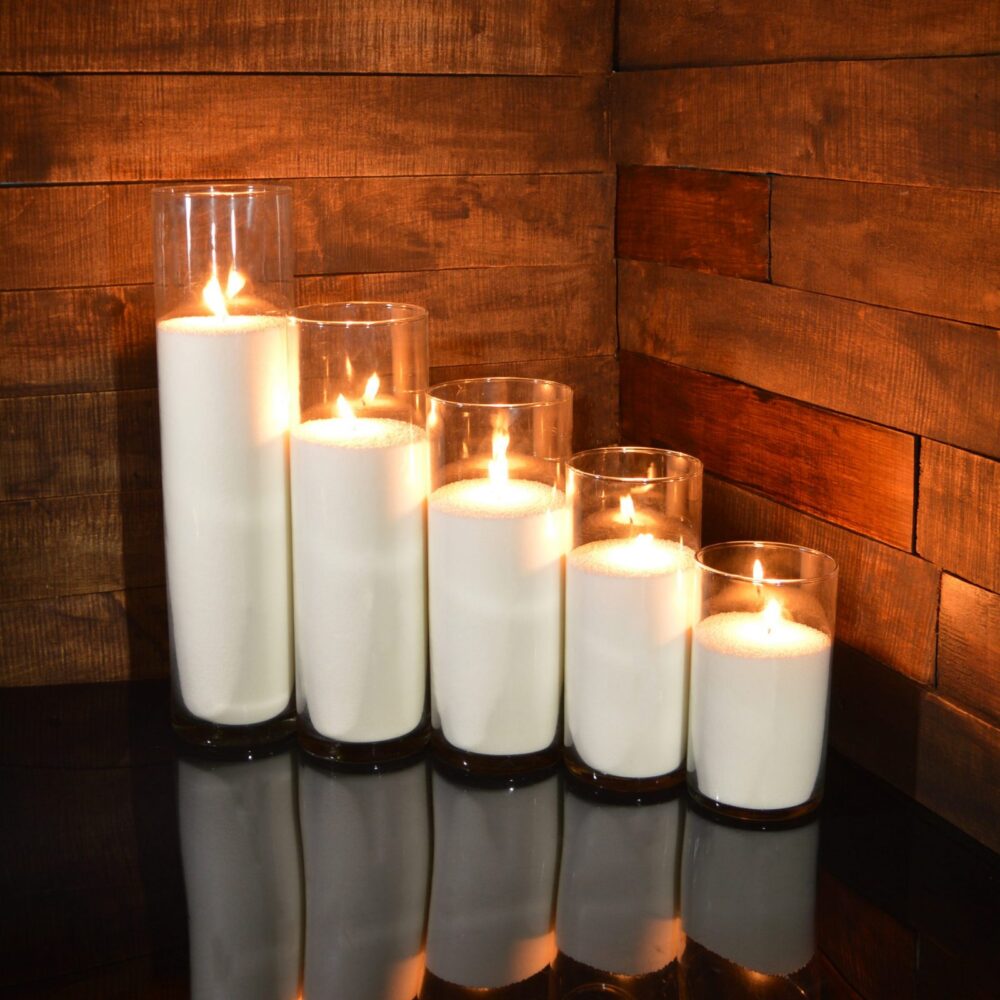 Насыпные свечи комплект №2 (5 свечей 20 - 47 см)