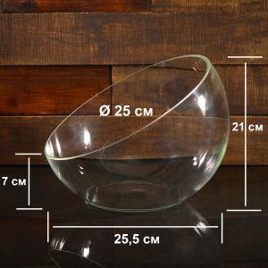 Ваза – конфетница, h 21 см, Ø 25 см