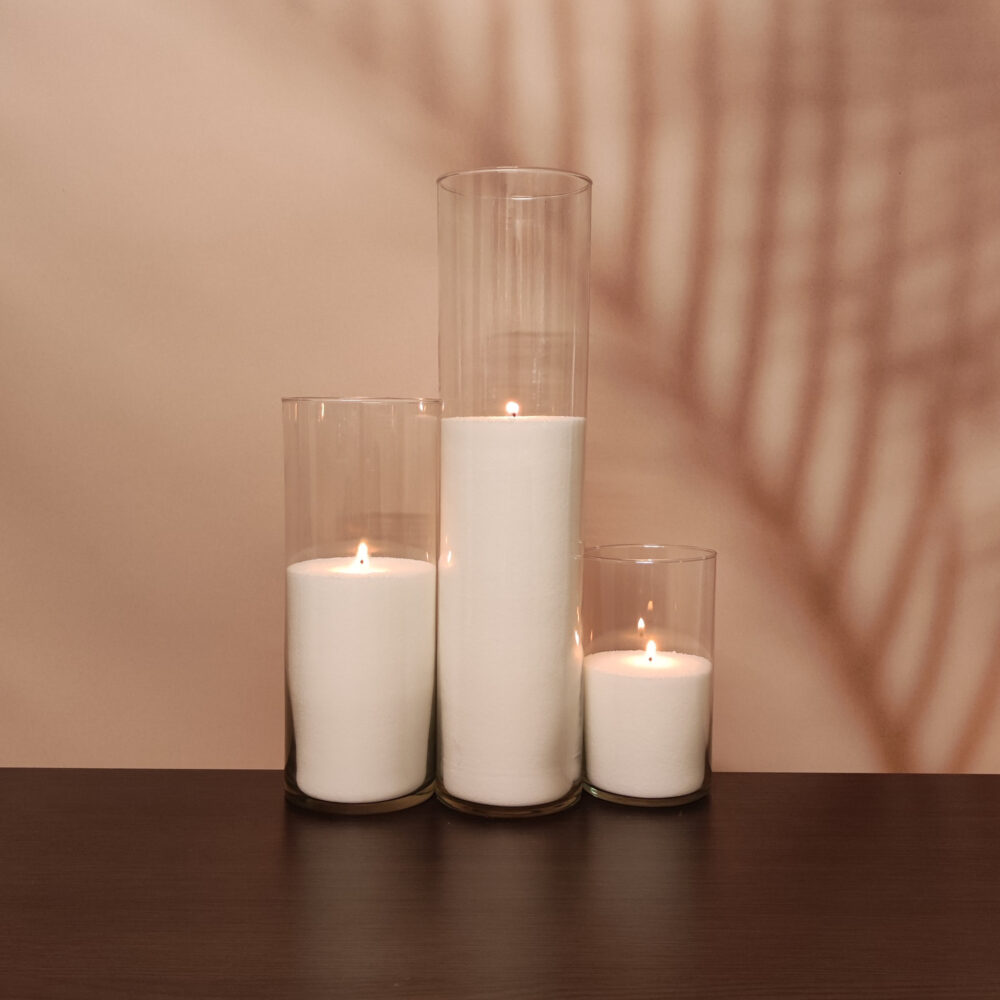 Насипні свічки комплект №11 (3 свічки 20,31,47 см)