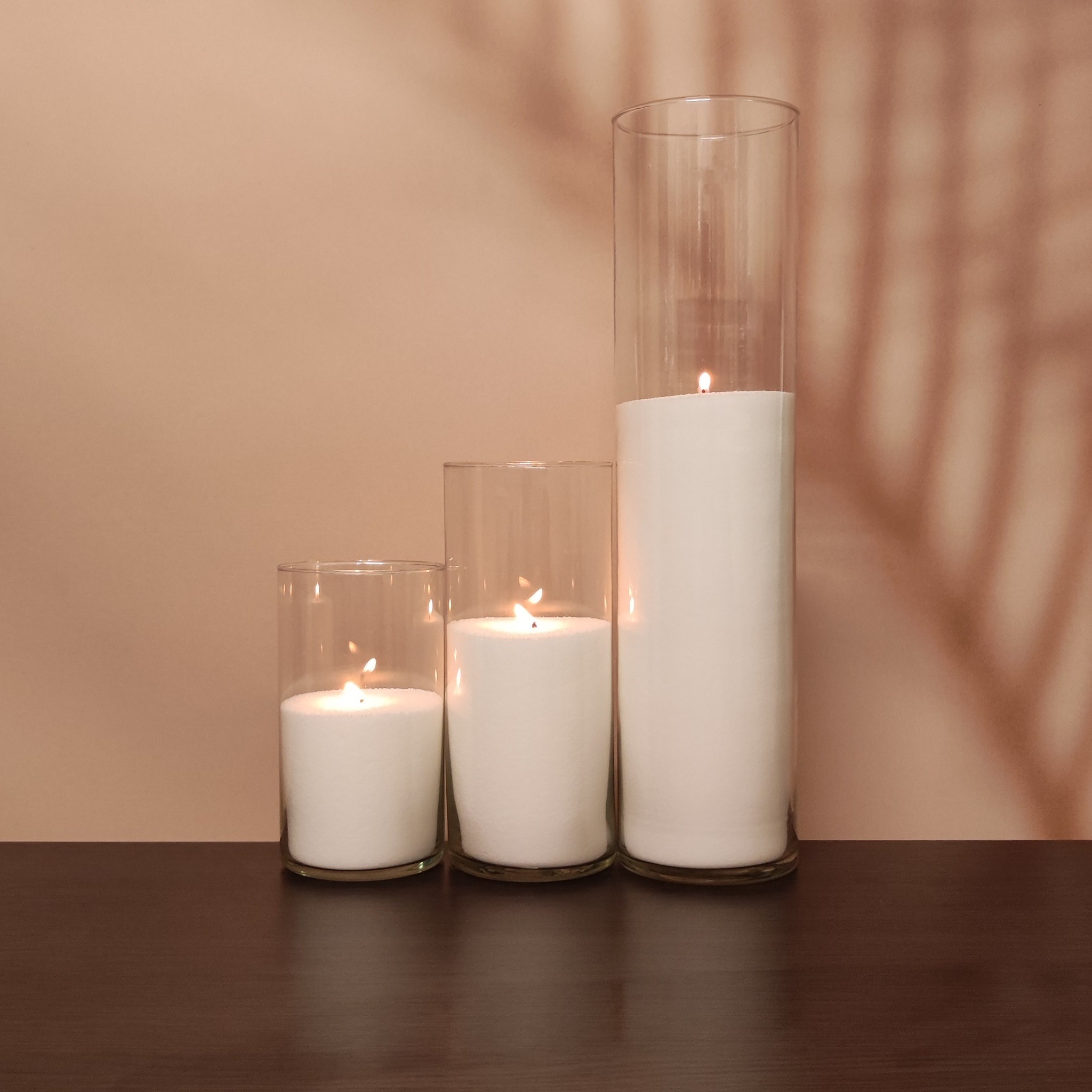 Насипні свічки комплект №12 (3 свічки 20,26,47 см)
