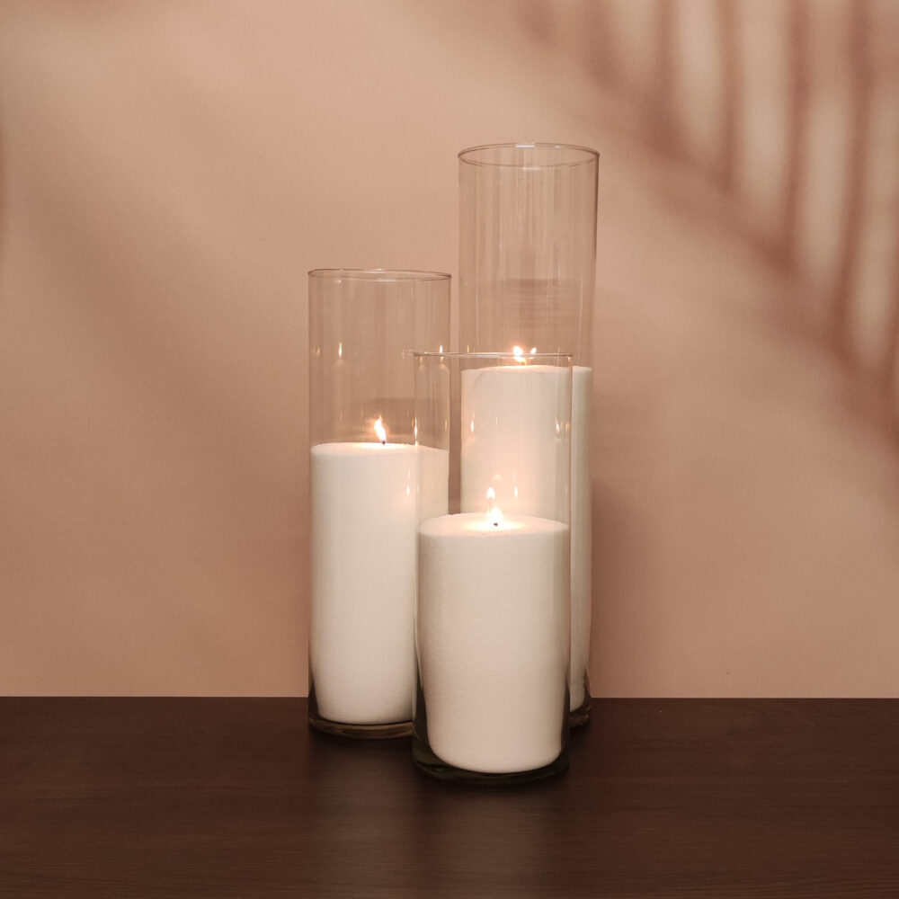 Насипні свічки комплект №5 (3 свічки 31,38,47 см)