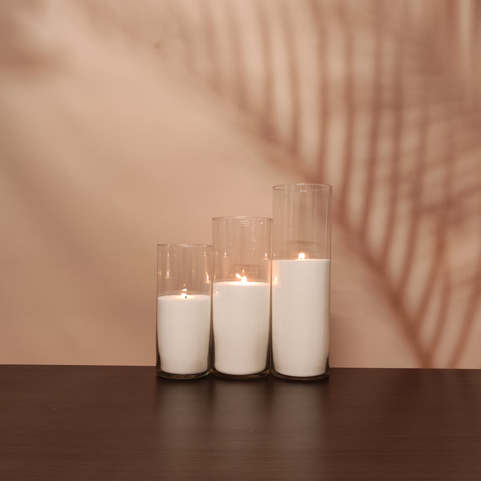 Насипні свічки комплект №8 (3 свічки 26,31,38 см)