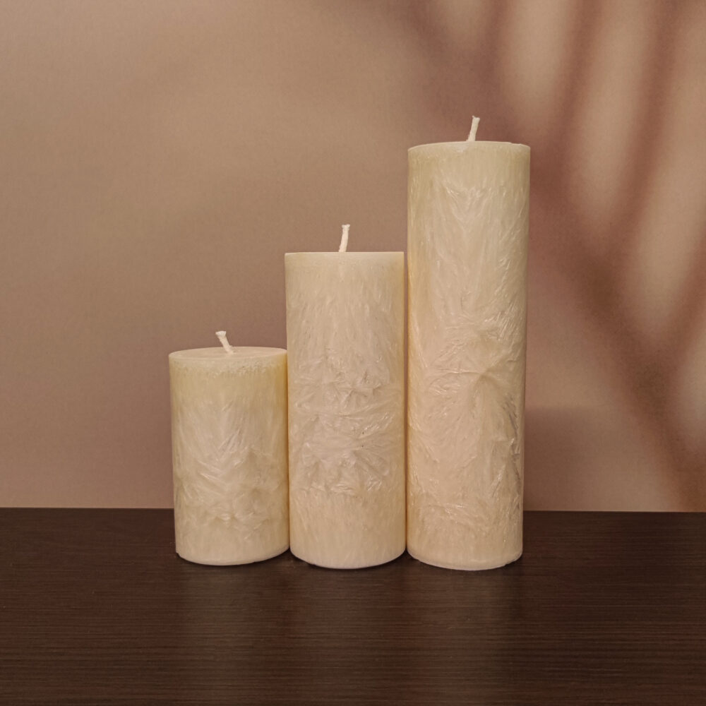 Білі свічки з пальмового воску